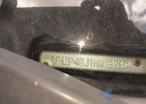 2017 Ford Fiesta Se из США, поврежденный, VIN 3FADP4BJ1HM138204